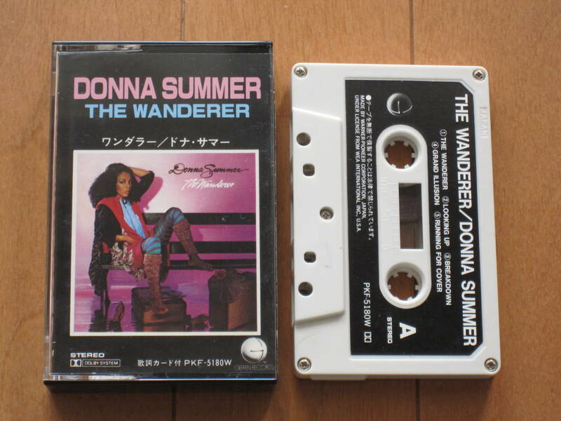 ドナ・サマー　【　ＴＨＥ　ＷＡＮＤＥＲＥＲ　】　　　カセットテープ　　　　（　両面を再生して音質の確認済みです　）