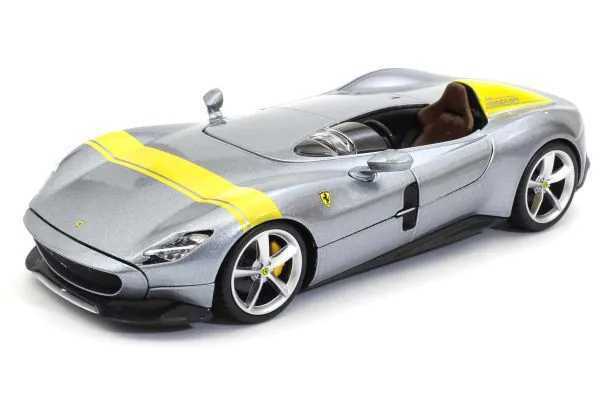 送料710円 ブラーゴ Bburago 1/24 フェラーリ モンツァ SP1(シルバー) 18-26027S ①