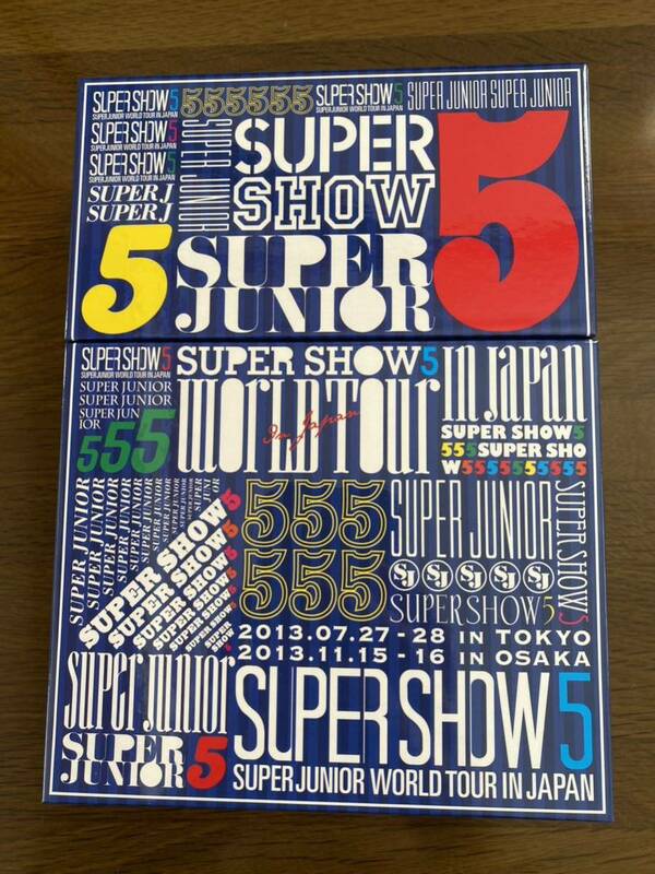美品　☆ SUPER JUNIOR ☆ SUPER SHOW5 DVD 初回限定盤