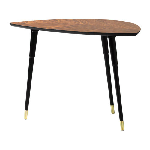 ☆ IKEA イケア / ローヴバッケン LOVBACKEN サイドテーブル, ミディアムブラウン ＜サイズ 77x39 cm＞2h