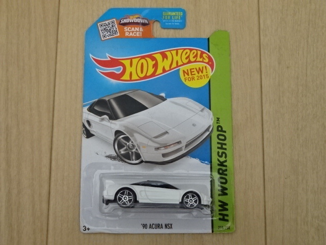 HW Hot WHeeLs '90 ACURA NSX ホットウィール アキュラ ホンダ HONDA 白 ホワイト ミニカー ミニチュアカー Toy car Miniature