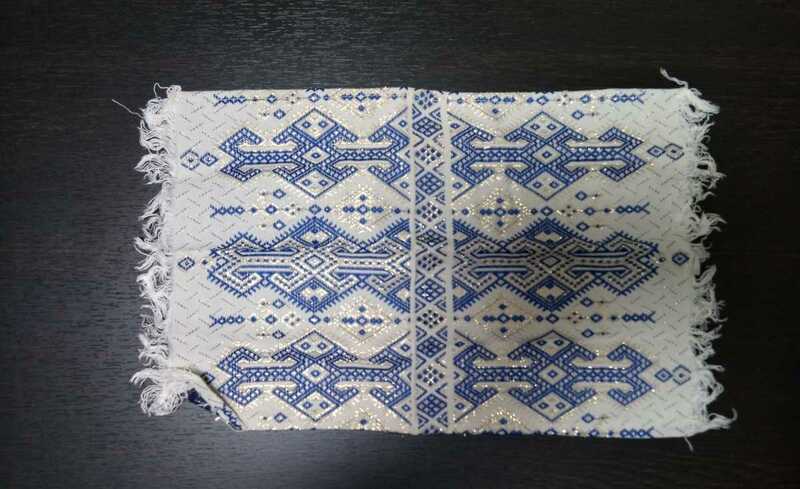 【未使用】インドネシア バリ島 テーブルセンター 織物 ファブリック