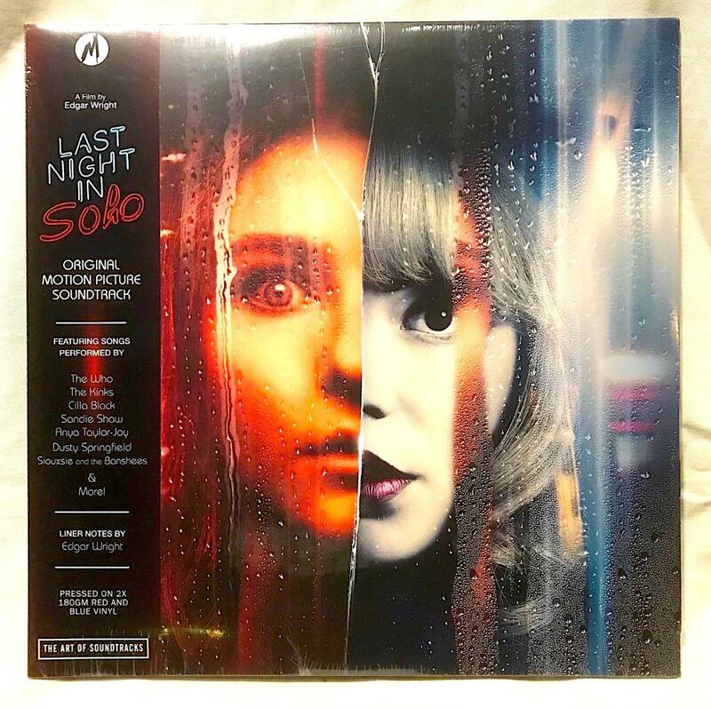 新品2LP【OST】LAST NIGHT IN SOHO(BLUE & REDカラー盤)/US盤/ラストナイト・イン・ソーホー/MOND 235/重量盤/エドガー・ライト