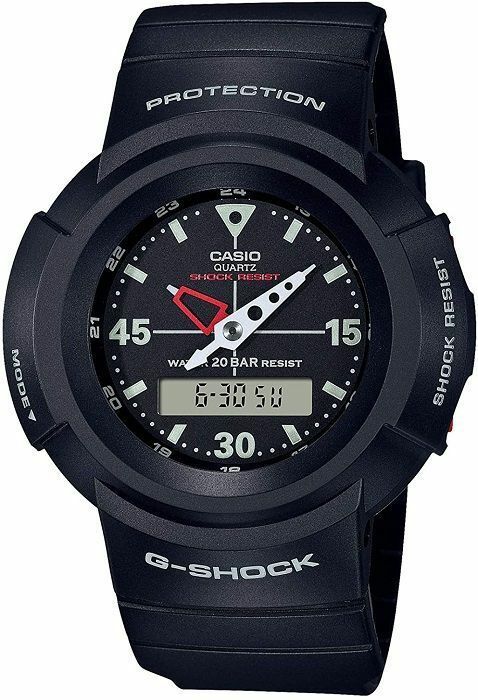 CASIO カシオ 腕時計 G-SHOCK ジーショック AW-500E-1EJF　 ラウンド アナログ　デジタル　ブラック