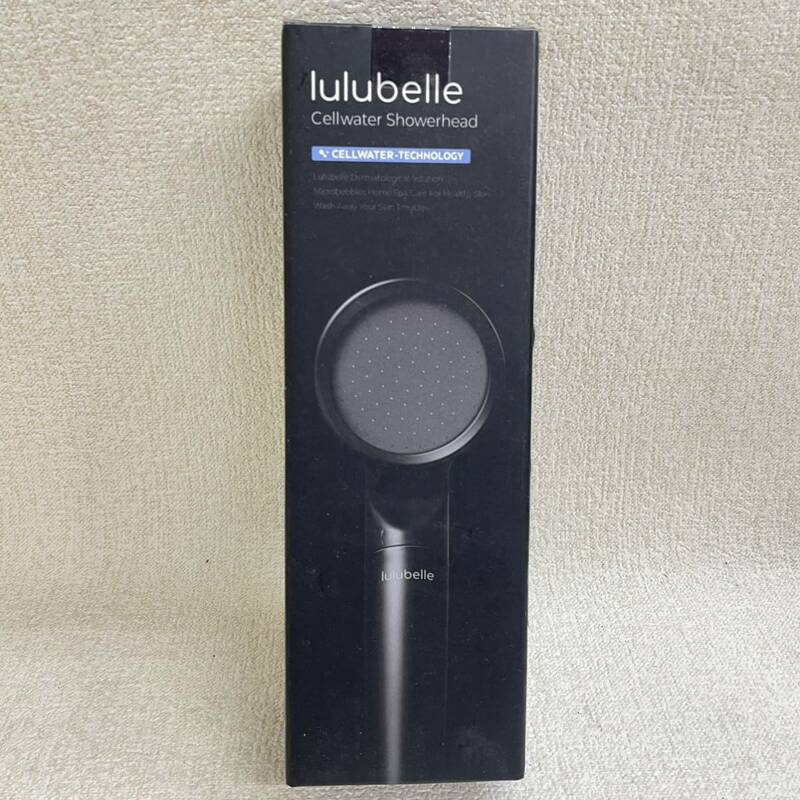 A5）新品未使用　Lulubelle シャワーヘッド マイクロバブル 肌ケア さび除去フィルタ 節水 アダプター付き 取り付け簡単 (ブラック)（39）
