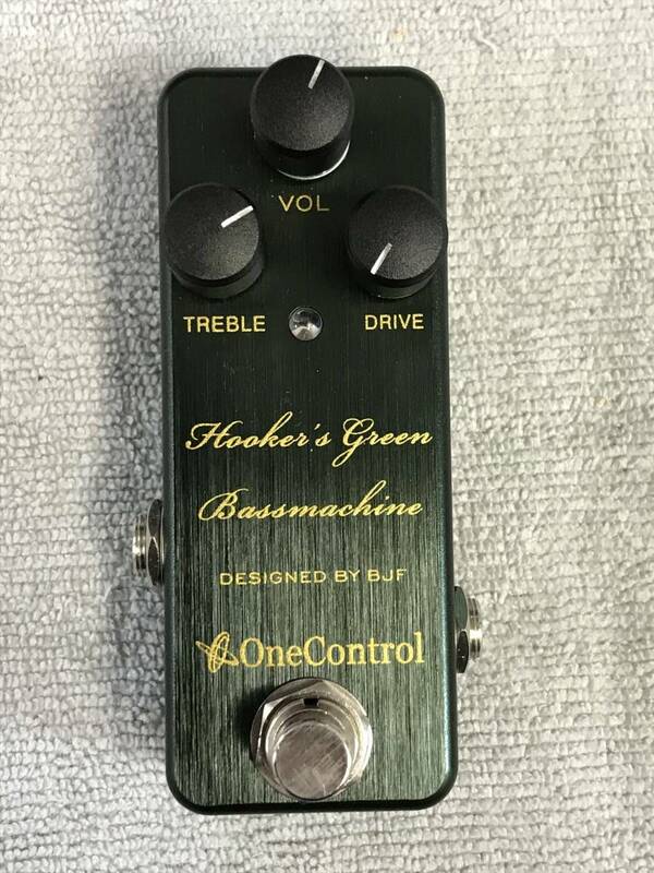 One Control Hooker’s Green Bass Machine ベースオーバードライブ！