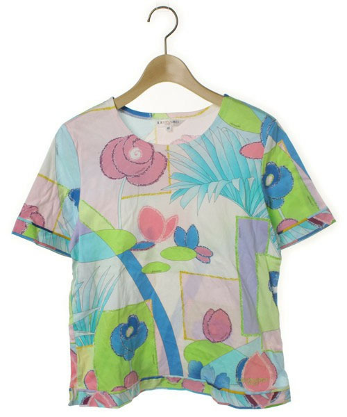 LEONARD レオナール 花柄 カットソー Tシャツ 40