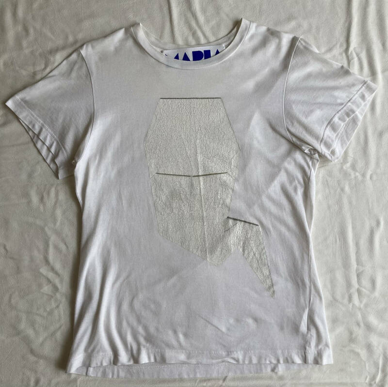 MARIA Tシャツ/マリア/ユニセックス カットソー/白ホワイト/グラフィックプリント/Made in Japan 日本製/MARIOS マリオス