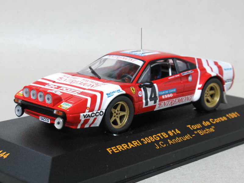 1/43 フェラーリ 308 GTB #14 ツールドコルス 1981