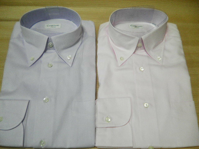 百貨店ブランド＊CAMICIAIO classico カミチャイオ＊サイズ S 37-82＊２枚組 日本製/綿100% 高級Yシャツ