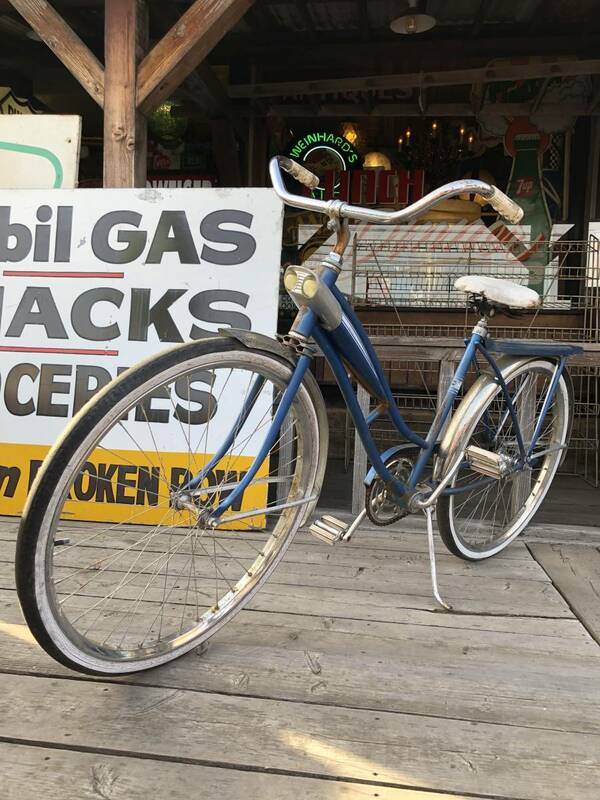 店舗引き取り限定 60s Sears シアーズ ビンテージ 自転車 アメリカ ジャンク パーツ カスタム タンク ライト ミッドセンチュリー ガレージ
