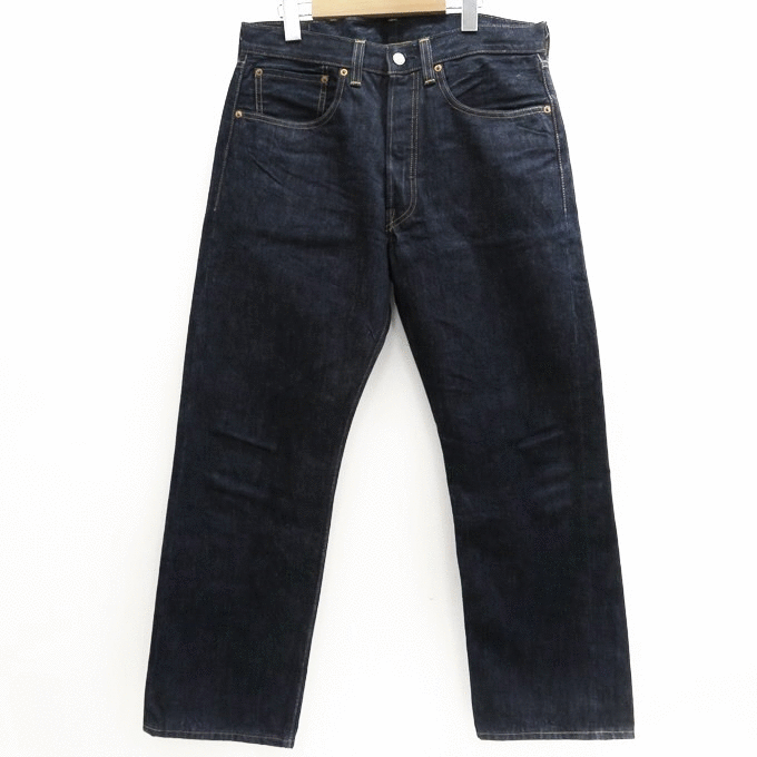 ホワイトオーク 米国製 ワンウォッシュ 1947年モデル LEVI’S 501XX 47501-0167 W34 W33 濃紺 美品 中古 リジッド アメリカUSA製 ジーンズ