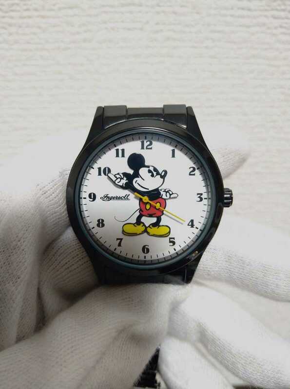 ディズニー　ミッキーマウス　腕時計　インガソール【稼働品】