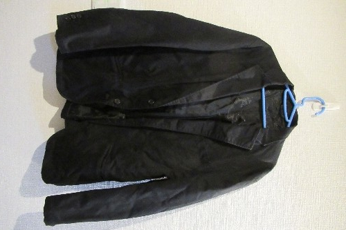 テーラード　ジャケット　メンズ　ファッション　Lサイズ　黒　古着　上着　洋服　シンプル