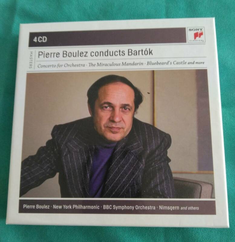 Pierre Boulez Conducts Bartok (Sony Classical Masters) 4CD 24bit ADD