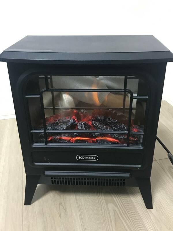 ■美品■Dimplex・ディンフレックス　マイクロストーブ　MCS12J (ブラック)　　電気暖炉
