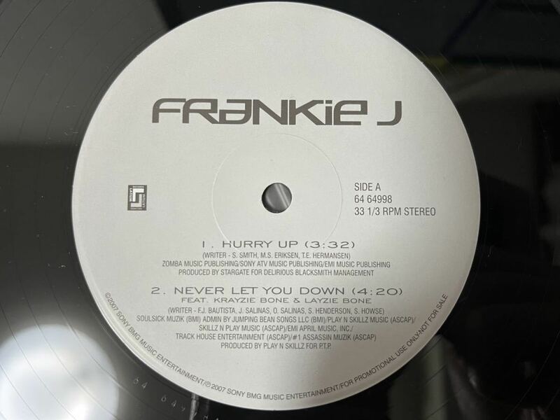 【レコード】キャッチー R&B / Frankie J / Hurry Up / Never Let You Down / If He Can't Be / Say Something