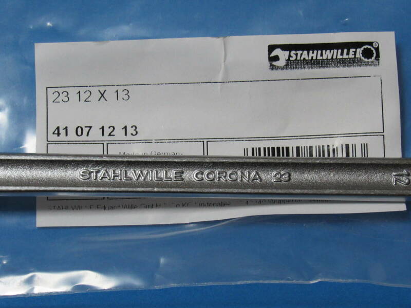 STAHLWILLE (スタビレー) 23 12x13mm ダブルリングスパナ CORONA