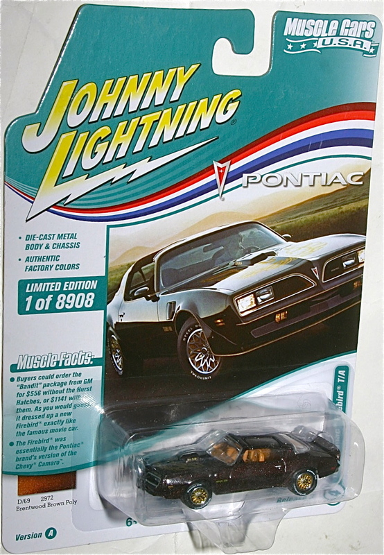Johnny Lightning 1/64 トランザム 1977 Pontiac Firebird Trans Am T/A ポンティアック ファイアーバード ブラウン ジョニーライトニング