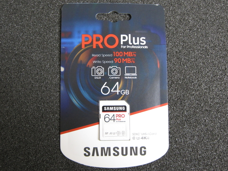 ☆★JUNK PC PARTS★☆【国内正規品】SAMSUNG PRO Plus SDXCカード【MB-SD64H/EC】64GB UHS-I 高速高性能タイプ 中古/即決有☆彡