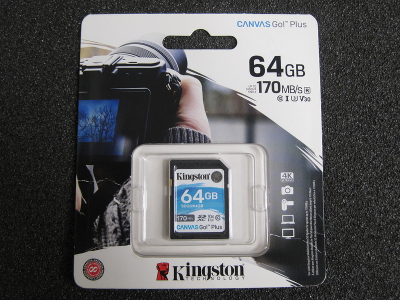 ☆★JUNK PC PARTS★☆ Kingston CANBUS Go! Plus SDXCカード【SDG3/64GB】64GB UHS-I 高速高性能タイプ 中古/即決有☆彡