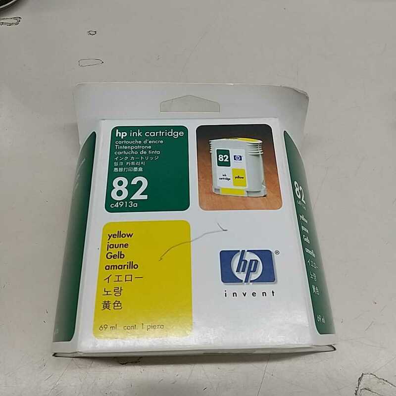 N6921【未使用】hp ヒューレットパッカード プリンターインク 82 イエロー 期限切れ