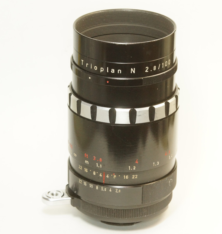 ドイツ製 Meyer-Optik Trioplan N 2.8/100 Exakta 7NB-464 ゼブラ Q1 60年代 自動絞 後期型 オリジナル バブルボケ