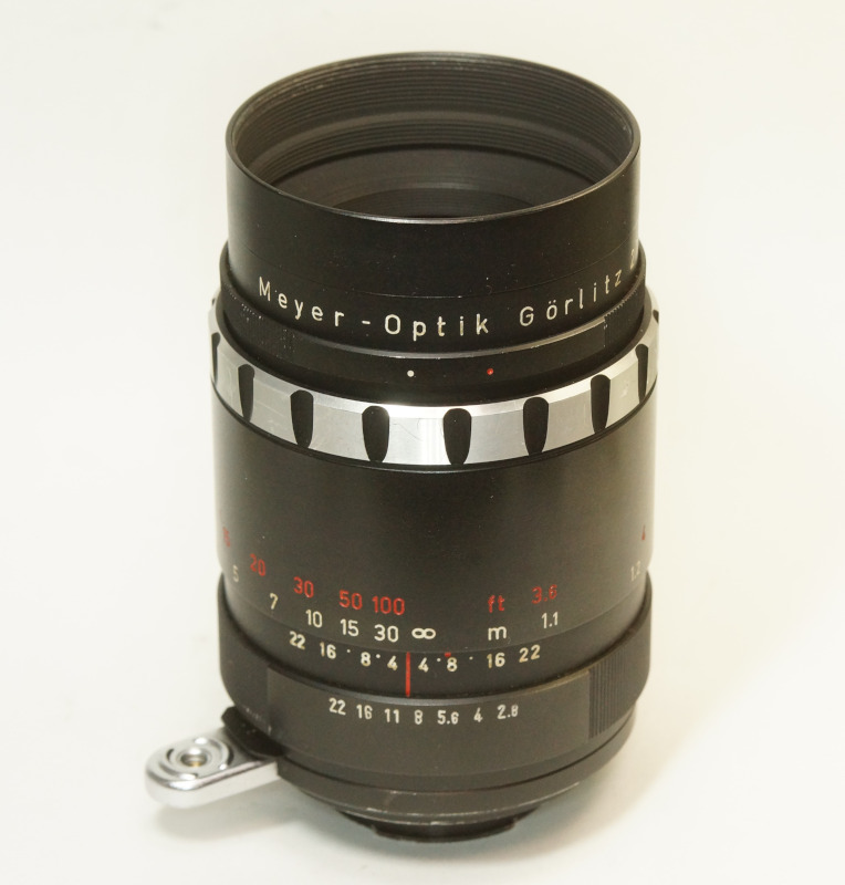 ドイツ製 Meyer-Optik Trioplan N 2.8/100 Exakta 9N-967 付属品一式 ゼブラ Q1 60年代 自動絞 後期型 オリジナル バブルボケ