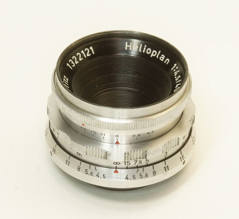 ドイツ製 Meyer-Optik Helioplan 1:4.5/40 V M42 5B-121 Anastigmat 50年代