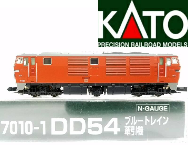 新品同様品 KATO 7010-1 DD54 ブルートレイン牽引機(M) 出雲 ディーゼル機関車 鉄道模型 Nゲージ 動力車(M車) カトー N-GAUGE