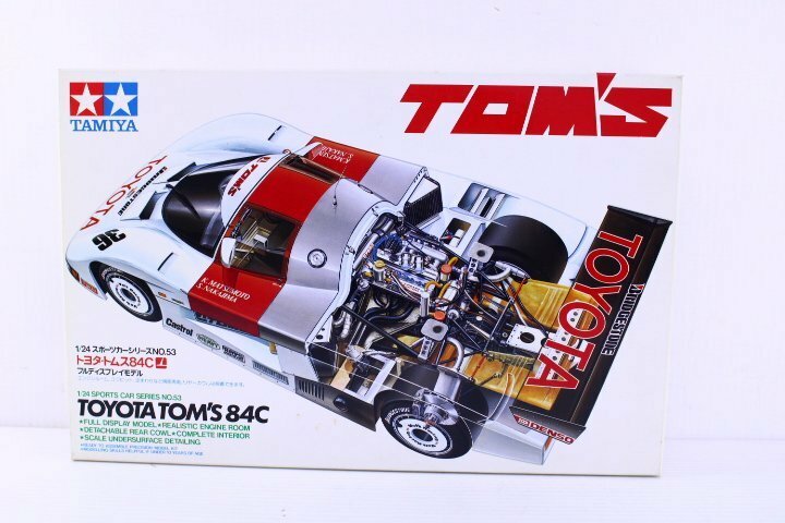 ●【未組立】TAMIYA/タミヤ トヨタ トムス 84C 1/24 スポーツカー No.53 車 プラモデル (2)【10811838】