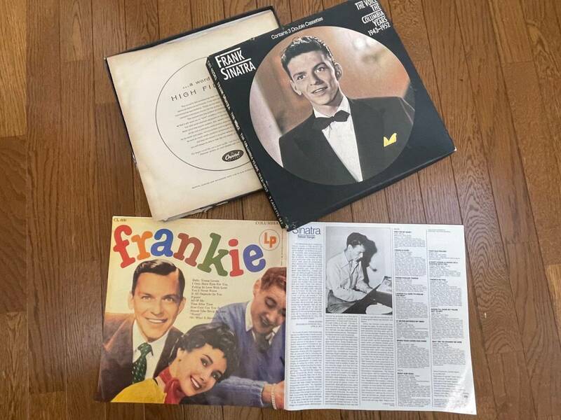 LP8フランク・シナトラ LPケース箱のみ 、LPパンフ、♪FRANK SINATRA THE VOICE THE COLUMBIA YEARS 1943-1952