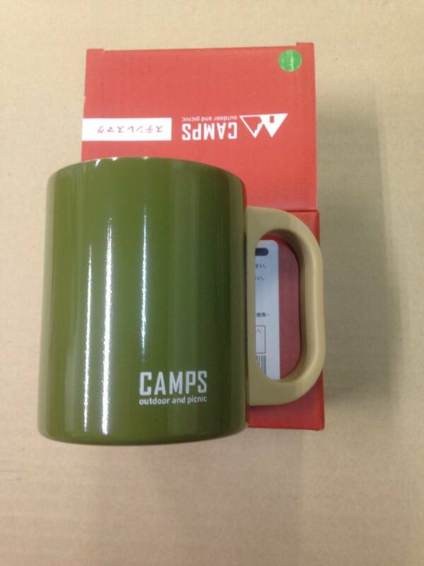 CAMPS キャンプス 二重構造 中空ステンレスマグ 220ml　緑