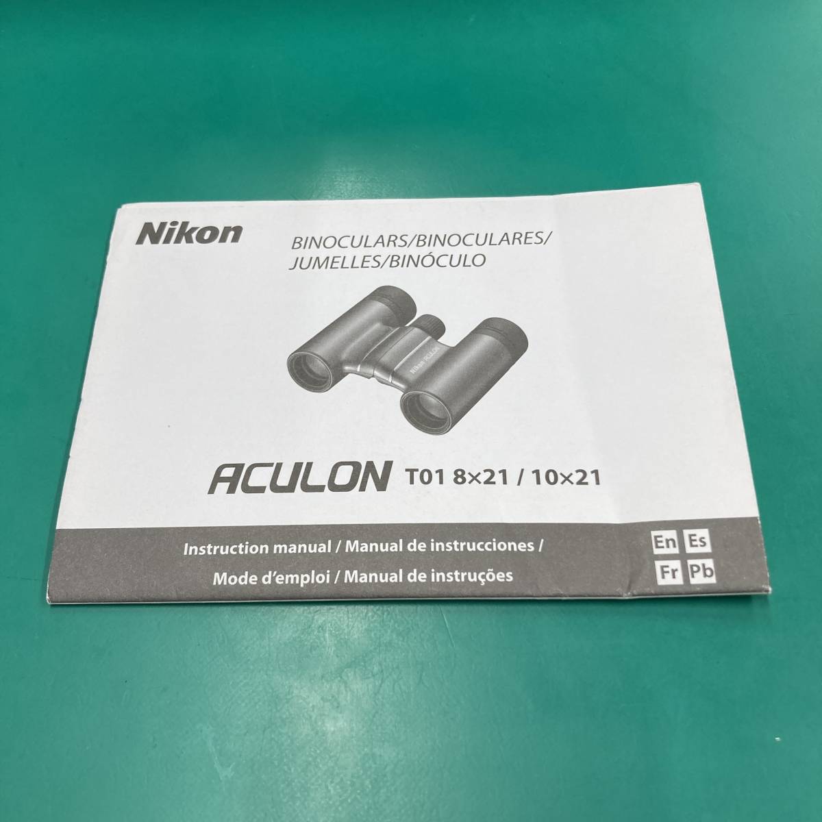 ★ ニコン ACULON T01 8×21/10×21 説明書 中古品 R00463