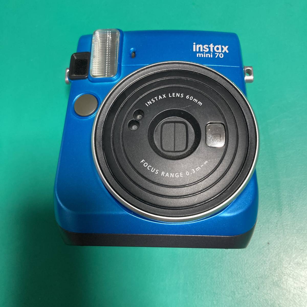 ★ フジフィルム instax mini 70 ブルー 店頭展示 模型 モックアップ 非可動品 R00547