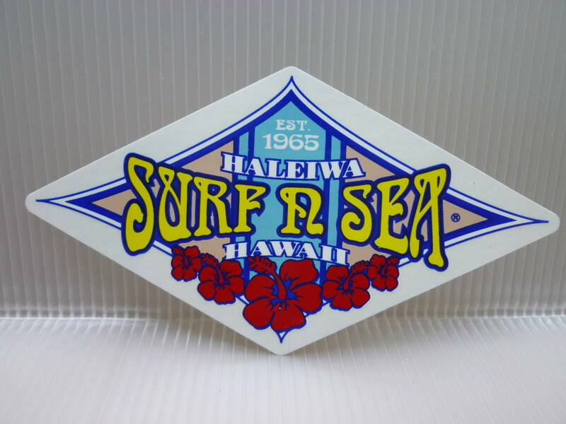 NEW♪ハワイ ハレイワ ノースショア SURF-N-SEA サーフアンドシー／菱形ステッカー　A