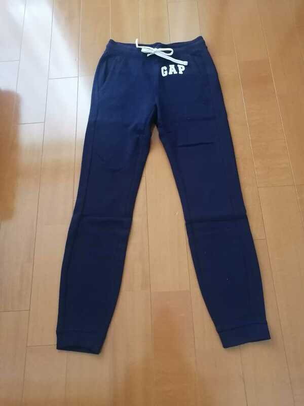 GAP　お洒落　細見　スウェットパンツ ネイビー　XXXS　未使用に近い　タウンにも。