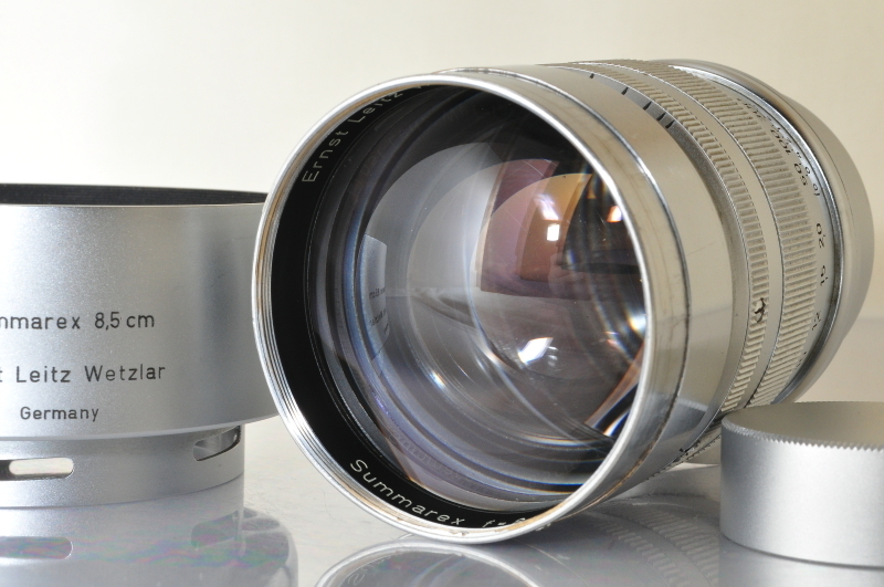 ★★中古品 Leica Summarex 85mm F/1.5 Lens L39 Mount シルバー♪♪#5467