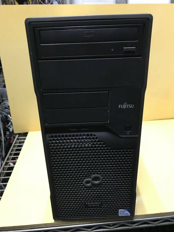 ◎ヤYS1437★中古品 FUJITSU PRIMERGY TX100 S3/Pentium G620@2.6GHz/2GB/BIOS　OK　富士通　パソコン本体