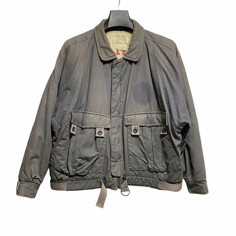 HOUSTON ヒューストン フライトジャケット ボンバージャケット size M usaf army ma1 エアフォース ミリタリー a2 n1 n3b 古着