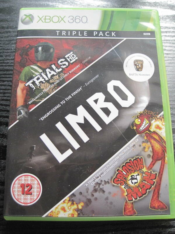 Xbox360sソフト 欧州版 PAL規格 TRIPLE PACK トリプルパック インディゲーム LIMBO リンボ 他2作品収録