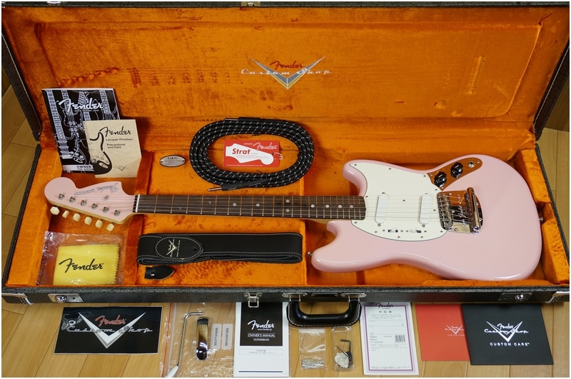 【コレクター放出品】Fender Custom Shop★Char Signature Mustang Pinkloud★激レア 50本限定発売 Charさん直筆サイン入り 極美品