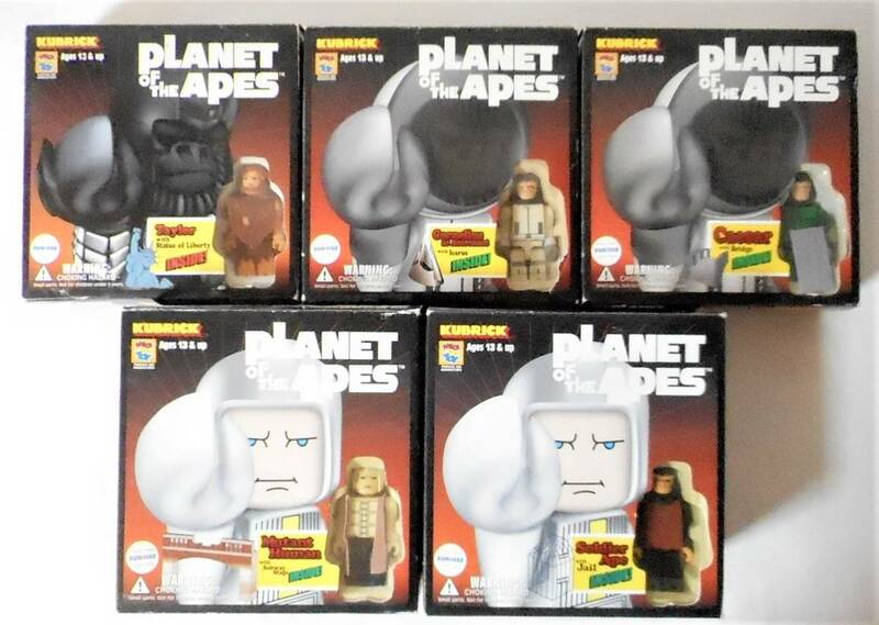 [送料無料] KUBRICK 猿の惑星 PLANET OF THE APES キューブリック フィギュア 5箱セット メディコムトイ