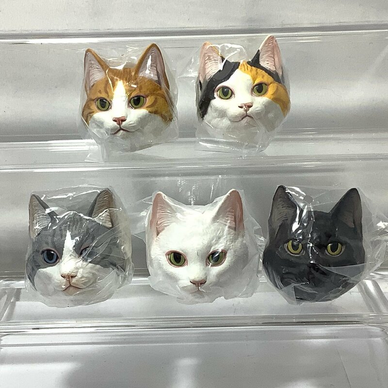内袋未開封 ネコ 猫 ネコバッジ NEKO BADGE 5種セット フィギュア