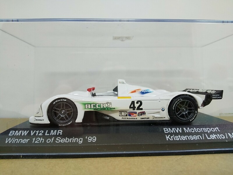 ■BMW特注 PMA MINICHAMPSミニチャンプス製 1/43 BMW V12 LMR Winner 12h of Sebring ’99 レーシングミニカー　レアモデル