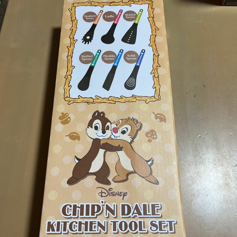 【新品未開封】☆チップ&デール☆ Disney Chip 'n Dale Kitchen Tool Set ディズニー チップとデール キッチンツールセット 
