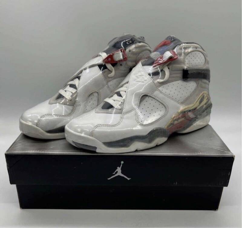 【26cm】2002s NIKE AIR JORDAN 8 RETRO 2002年製 ナイキ エアジョーダン8 レトロ 加水分解 (385381-101) 2987