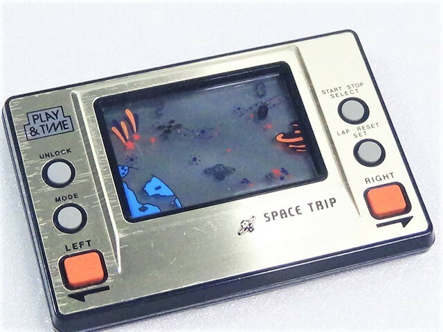 再値下 PLAY ＆ TIME SPACE TRIP スペーストリップ レトロ ゲーム lsi lcd おもちゃ ビンテージ 電子ゲーム
