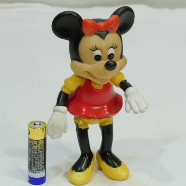 【ソフビ】ディズニー ミニーマウス 135mm　Made in HONGKONG Disney
