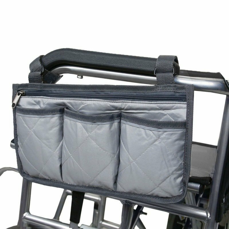 ベビーカー収納バッグ 車いすサイド歩行器 サイドバッグ 小物入れ 障害者向け 車椅子アクセサリー　ウォーカーズ収納バッグ